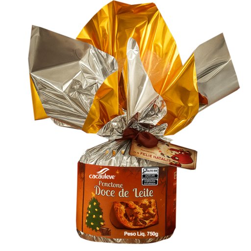 Panetone com recheio de doce de leite – 750g